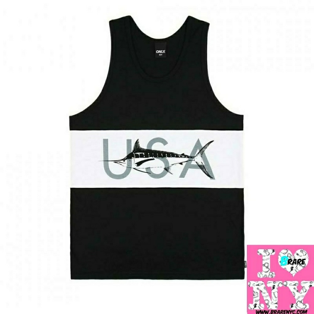 OnlyNY Black Marlin Tanktop